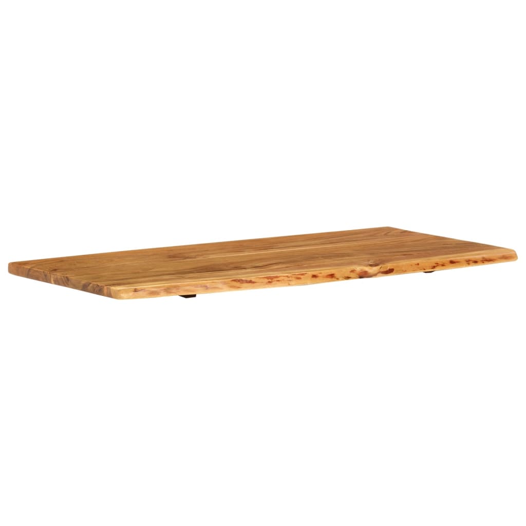 Piano per Lavabo Bagno in Massello di Acacia 114x52x2,5 cm | homemem39
