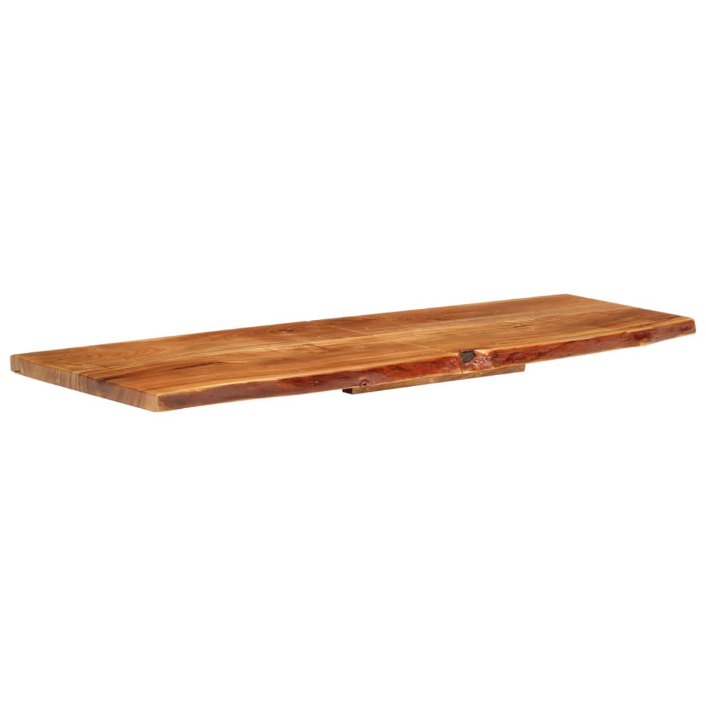 Piano per Vanità Bagno in Massello di Acacia 140x52x3,8 cm | homemem39