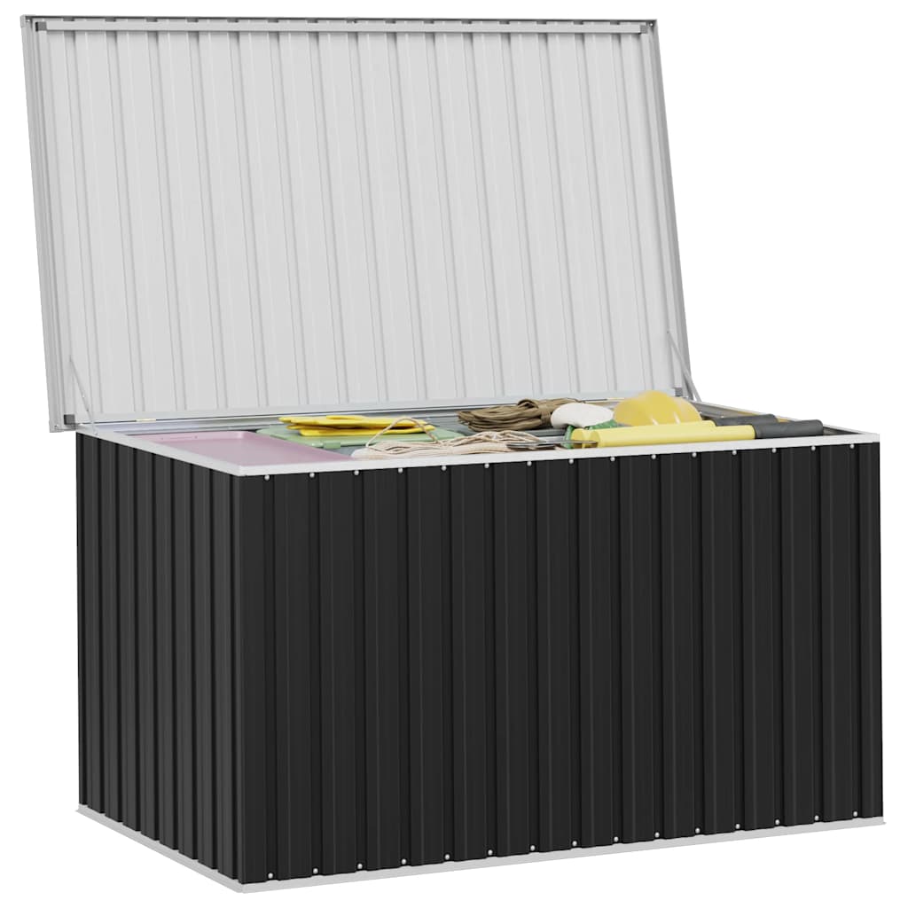 Baule da Giardino Antracite 171x99x93 cm | homemem39