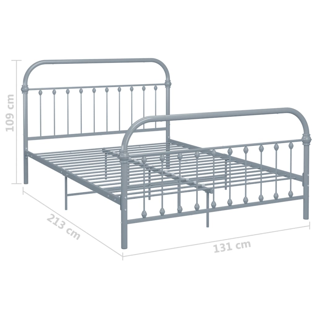 Giroletto Grigio in Metallo 120x200 cm | homemem39