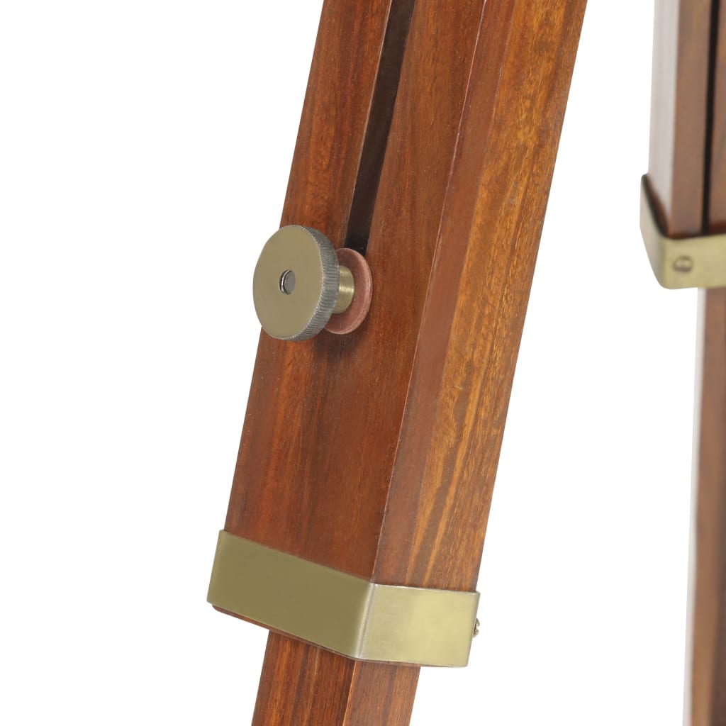 Lampada da Terra a Treppiede Legno Massello di Mango 165 cm | homemem39