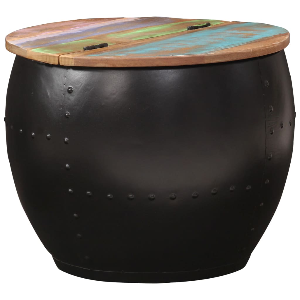 Tavolino da Salotto 53x43 cm in Legno Massello di Recupero | homemem39