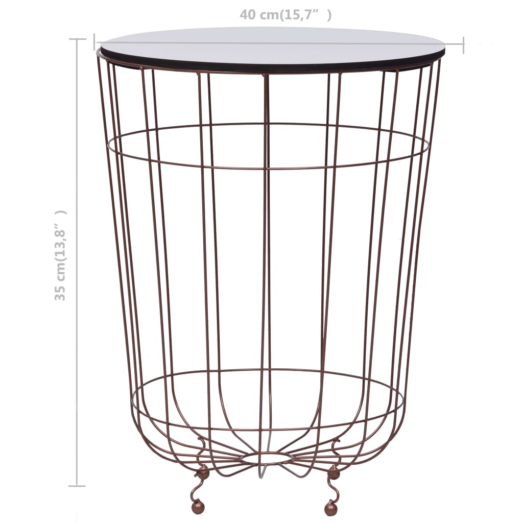 Tavolino da Salotto Oro Ø 40 cm | homemem39