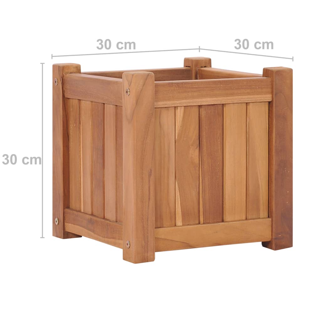 Letto Rialzato 30x30x30 cm in Legno Massello di Teak | homemem39