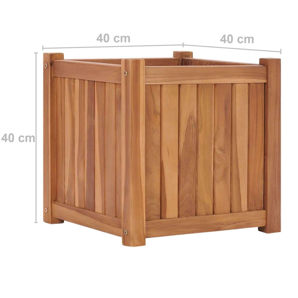 Letto Rialzato 40x40x40 cm in Legno Massello di Teak | homemem39
