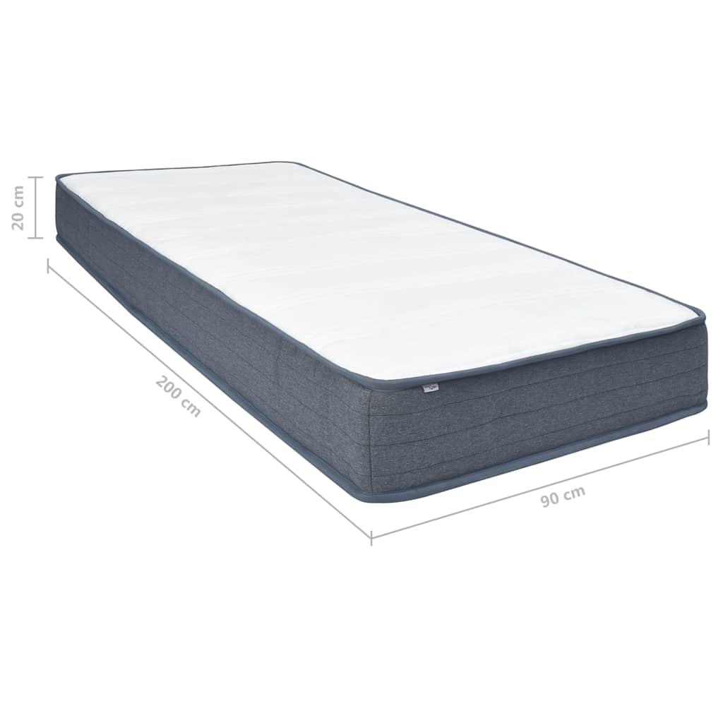 Materasso per Letto box spring Rigidità Media 90x200x20 cm