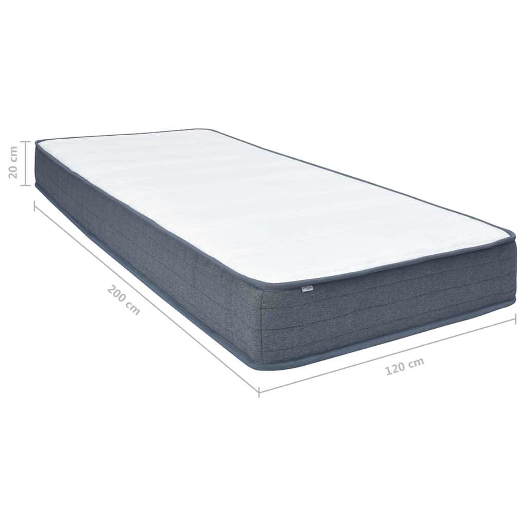 Materasso per Letto box spring Rigidità Media 120x200x20 cm