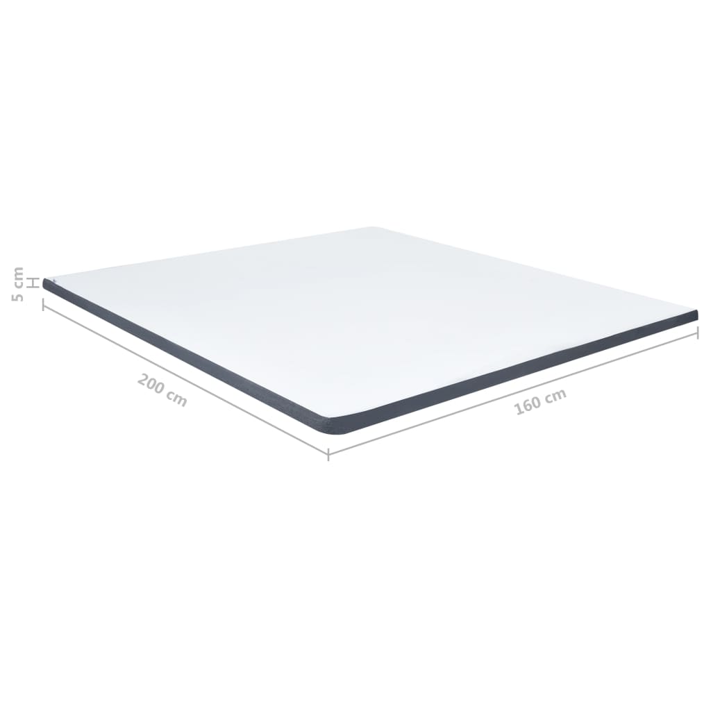 Protezione per Materasso a Molle Insacchettate 200x160x5 cm Morbidezza Media | homemem39