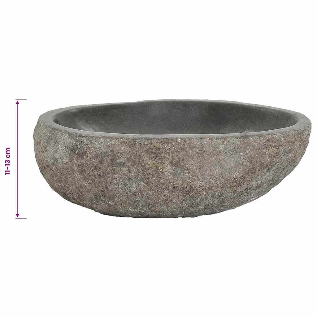 Lavandino in Pietra di Fiume Ovale (29-38)x(24-31) cm