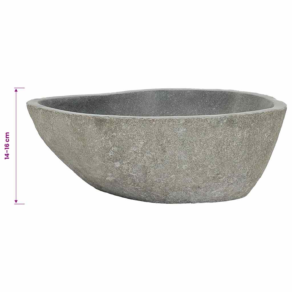 Lavandino in Pietra di Fiume Ovale (37-46)x(29-36) cm | homemem39