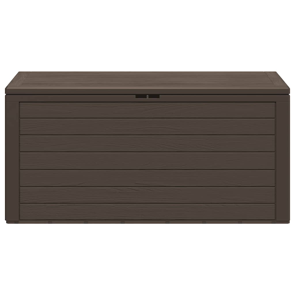 Baule da Giardino Marrone 116x44x55 cm - homemem39