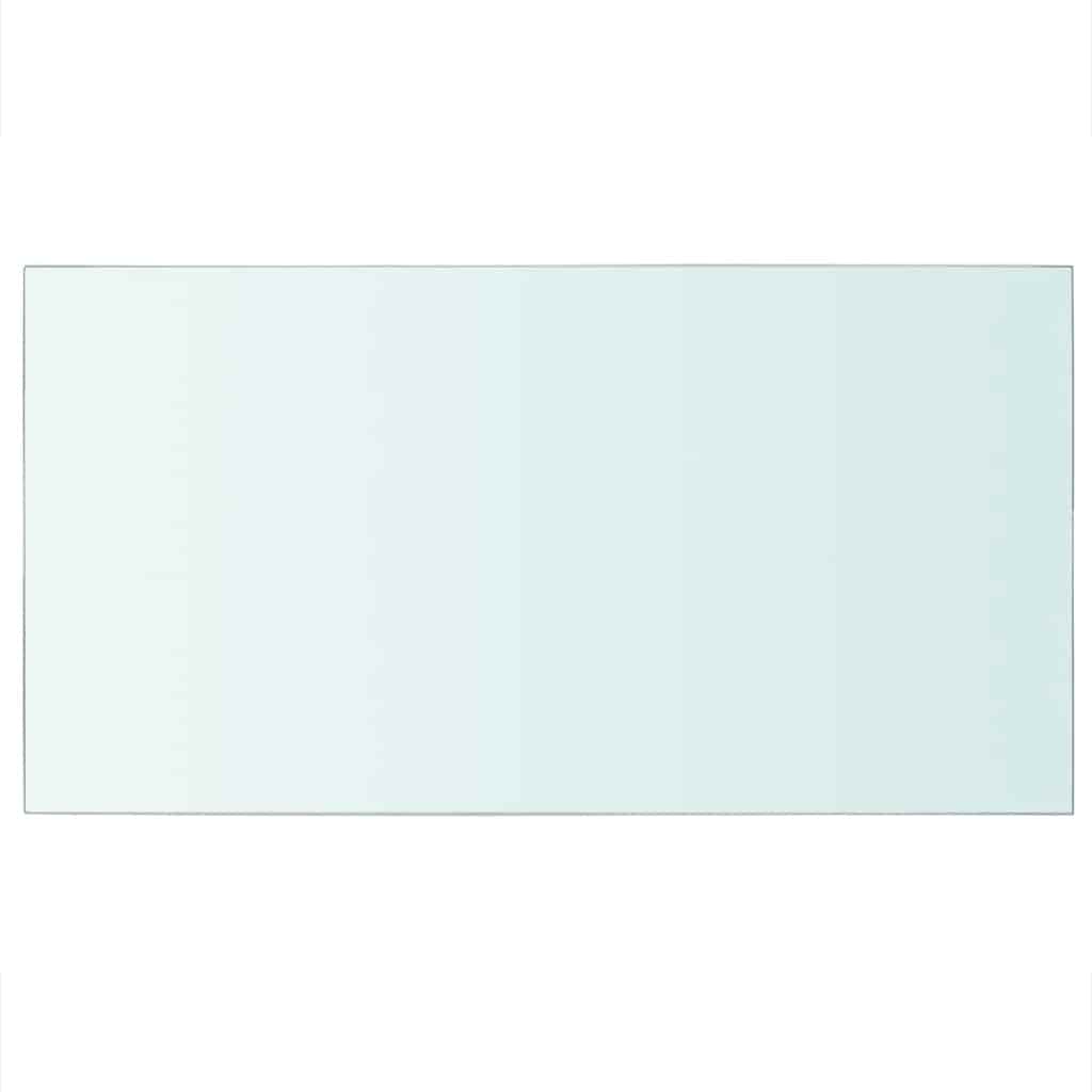 Mensole in Vetro Trasparente 2 pz 40x25 cm | homemem39