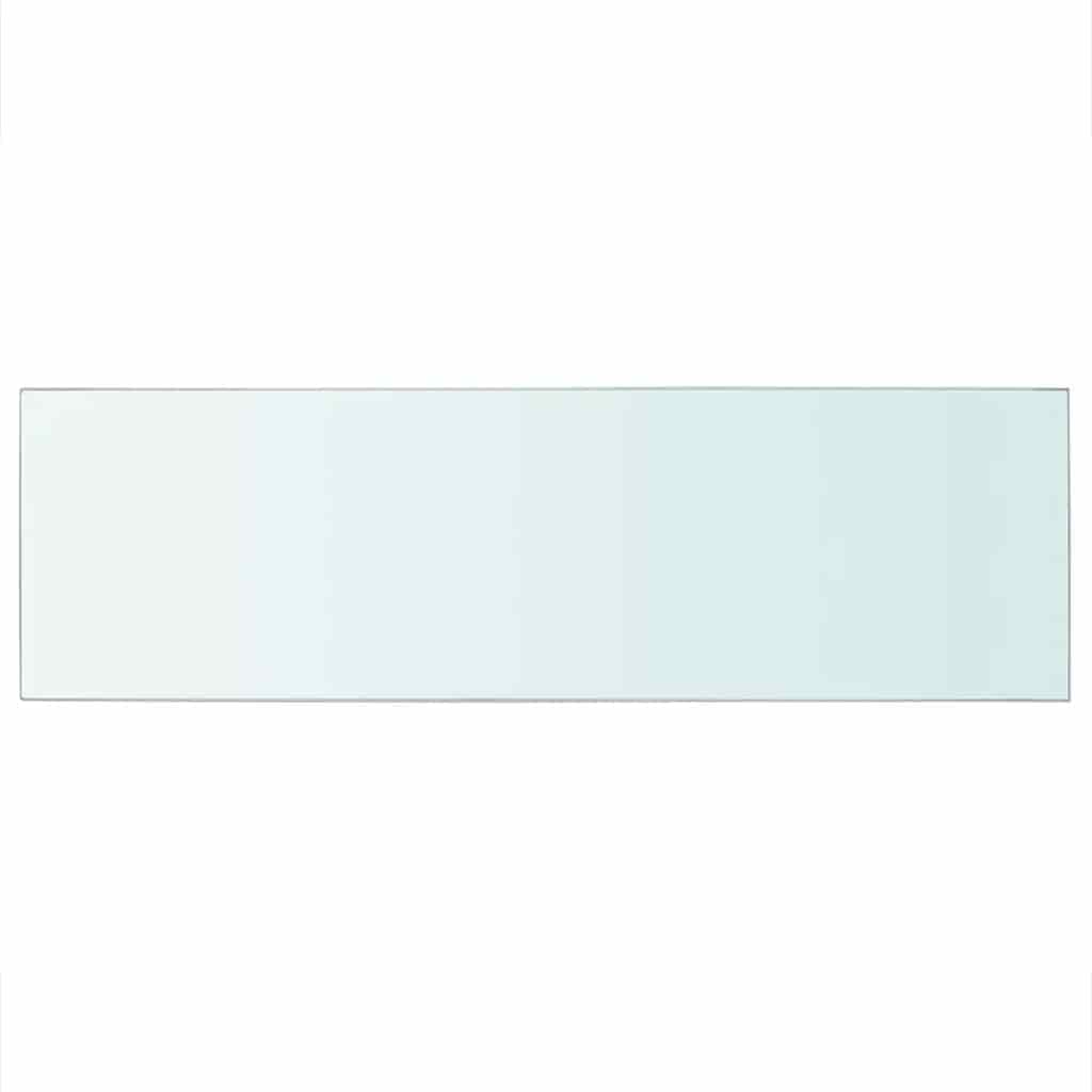 Mensole in Vetro Trasparente 2 pz 80x25 cm | homemem39