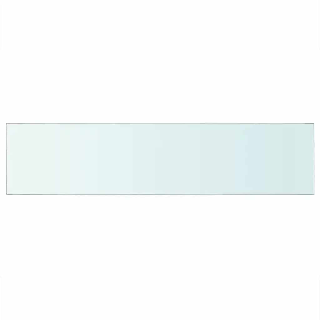 Mensole in Vetro Trasparente 2 pz 110x25 cm | homemem39