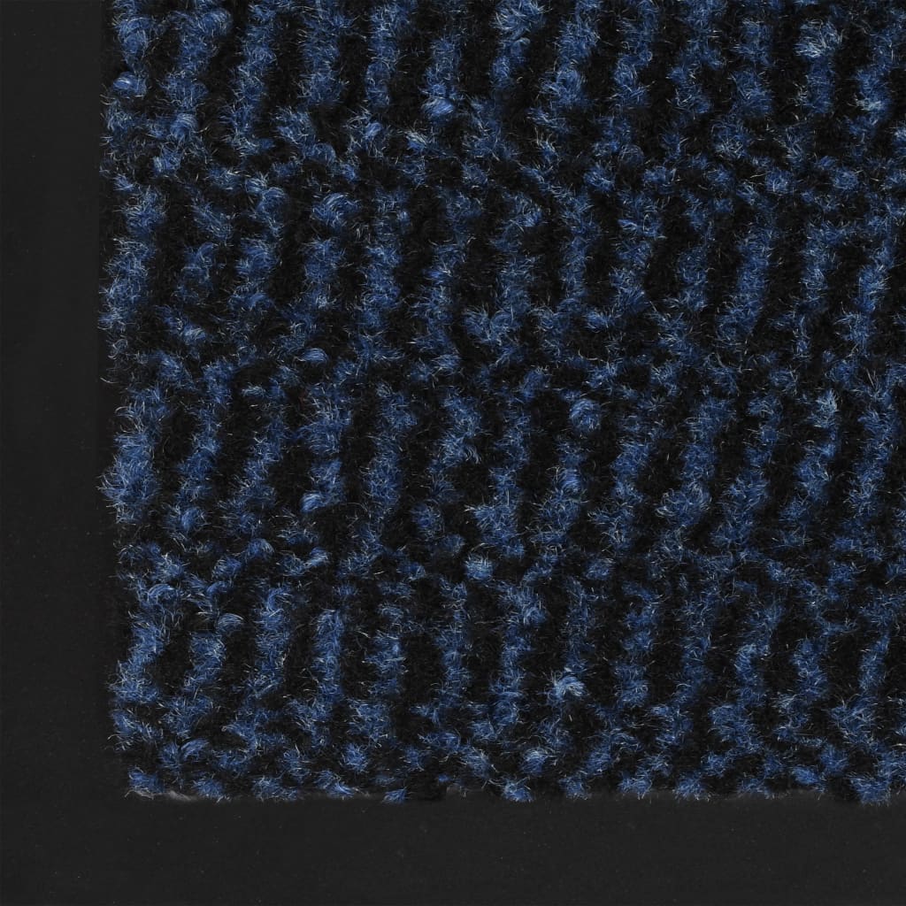 Tappeti Antipolvere 2 pz Rettangolari Trapuntati 120x180cm Blu | homemem39