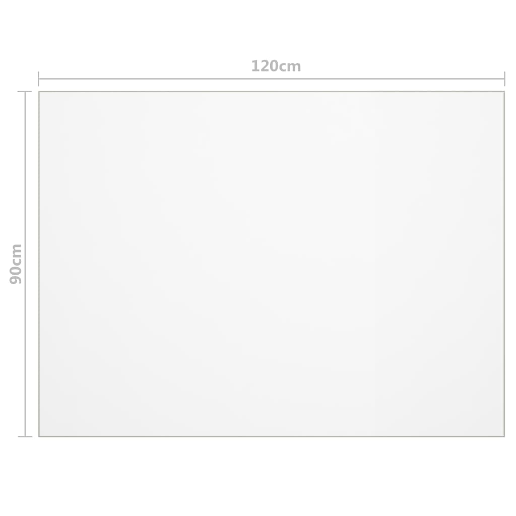 Protezione Tavolo Opaca 120x90 cm 1,6 mm PVC | homemem39
