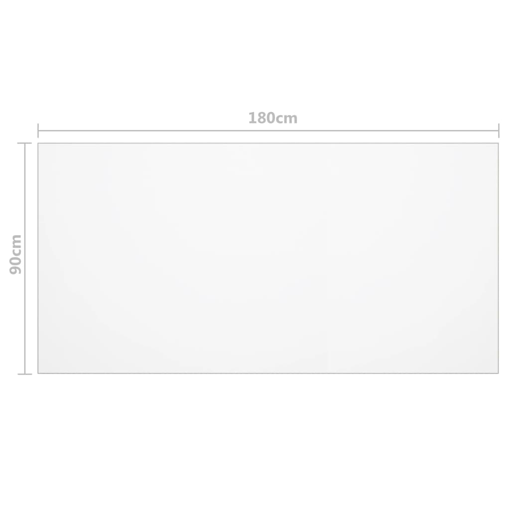 Protezione Tavolo Opaca 180x90 cm 2 mm PVC - homemem39