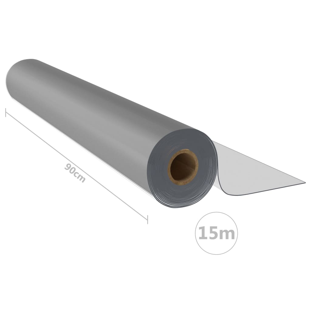 Protezione Tavolo Opaca 0,9x15 m 2 mm in PVC - homemem39