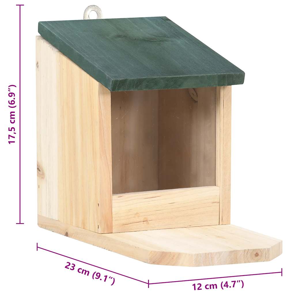 Casette per Scoiattoli 4 pz in Legno di Abete | homemem39