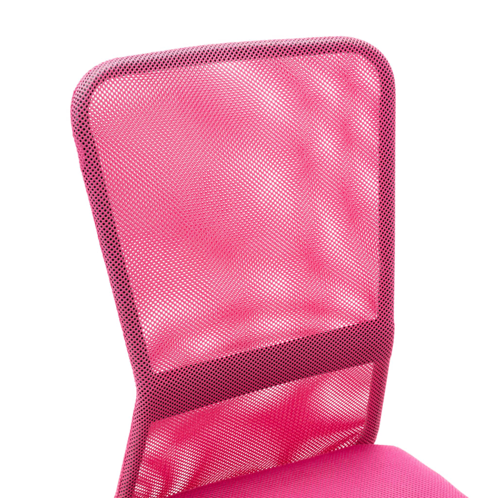 Sedia da Ufficio Rosa 44x52x100 cm in Tessuto a Rete | homemem39