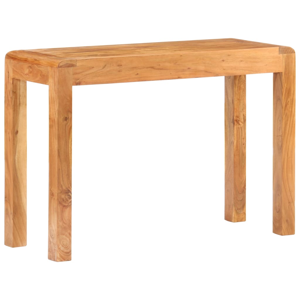 Tavolo Consolle 110x40x76 cm Massello Acacia Finitura Ambra | homemem39