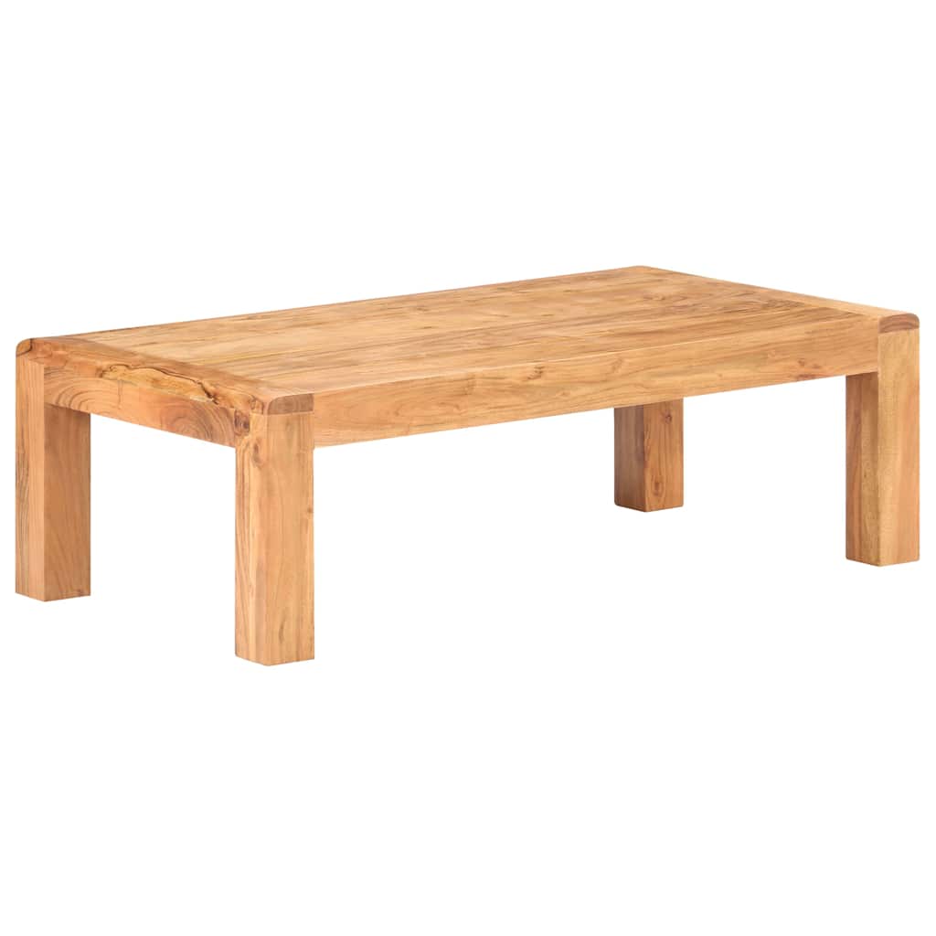 Tavolino da Salotto 110x60x35 cm Massello Acacia Finitura Ambra | homemem39