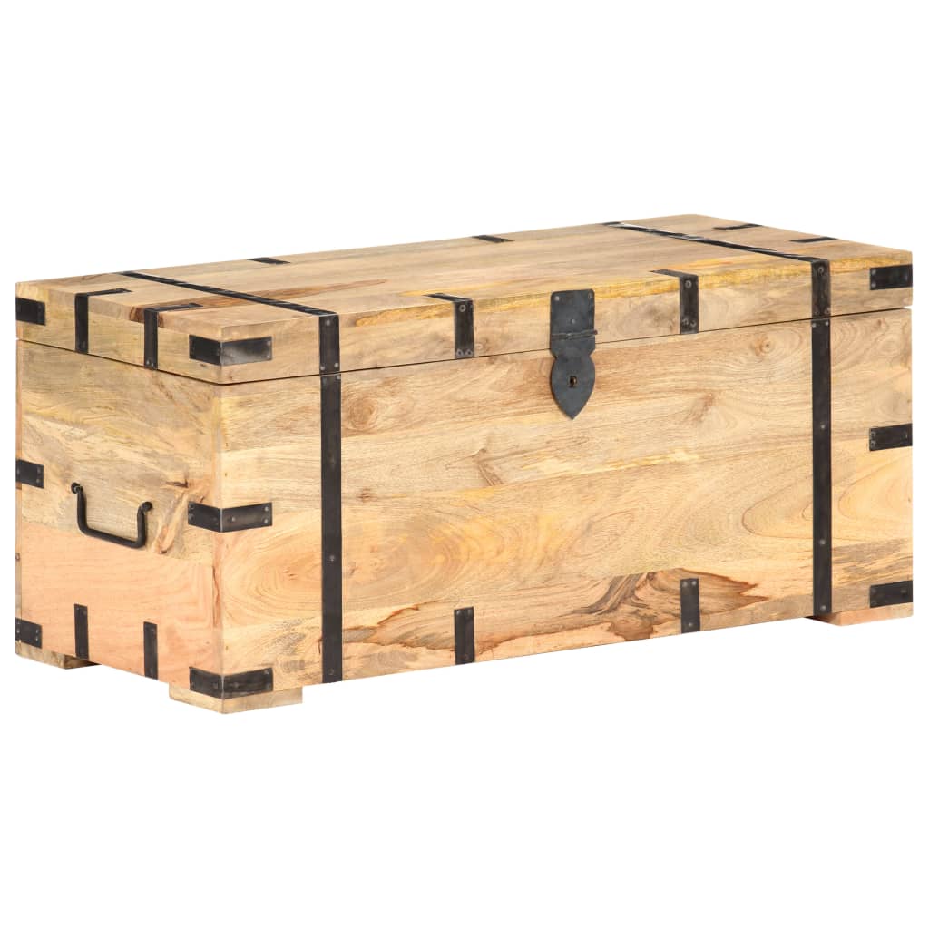 Baule 90x40x40 cm in Legno Massello di Mango | homemem39