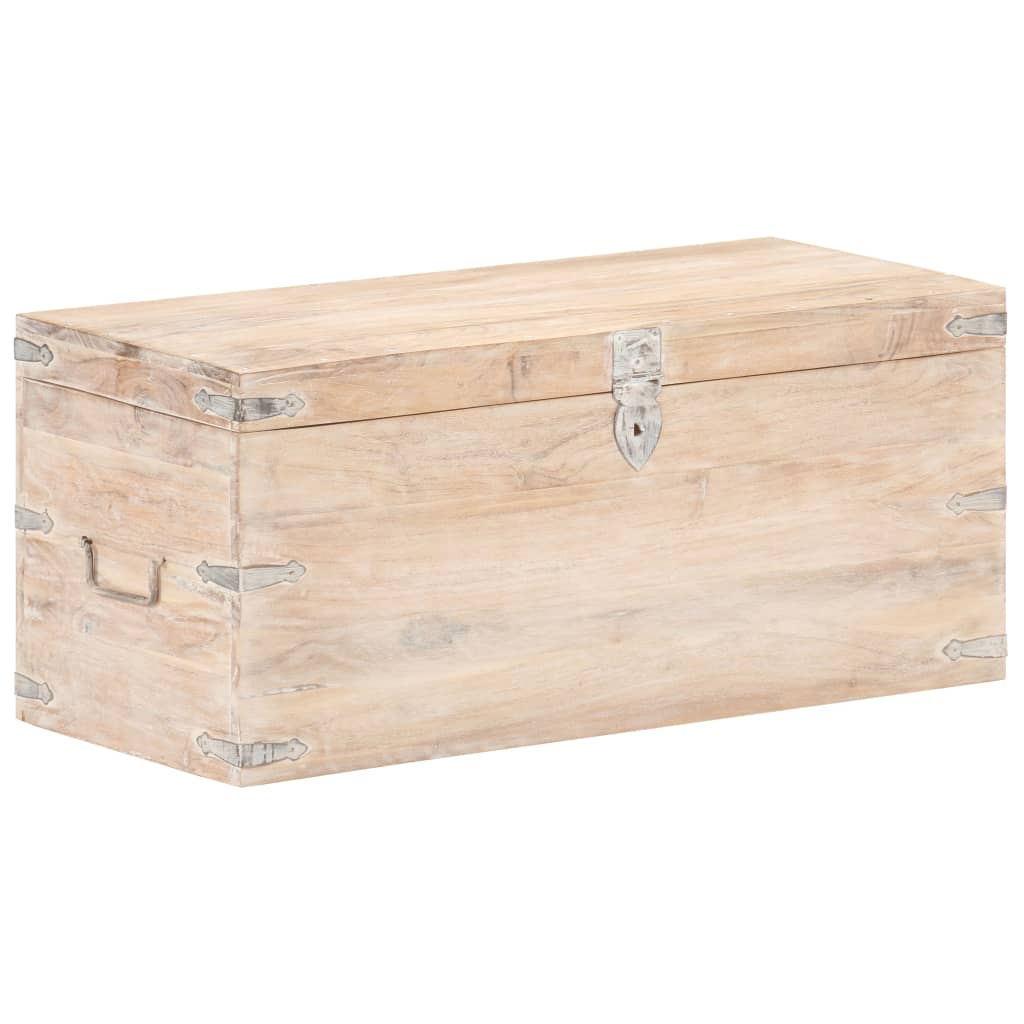 Baule 90x40x40 cm in Legno Massello di Acacia | homemem39