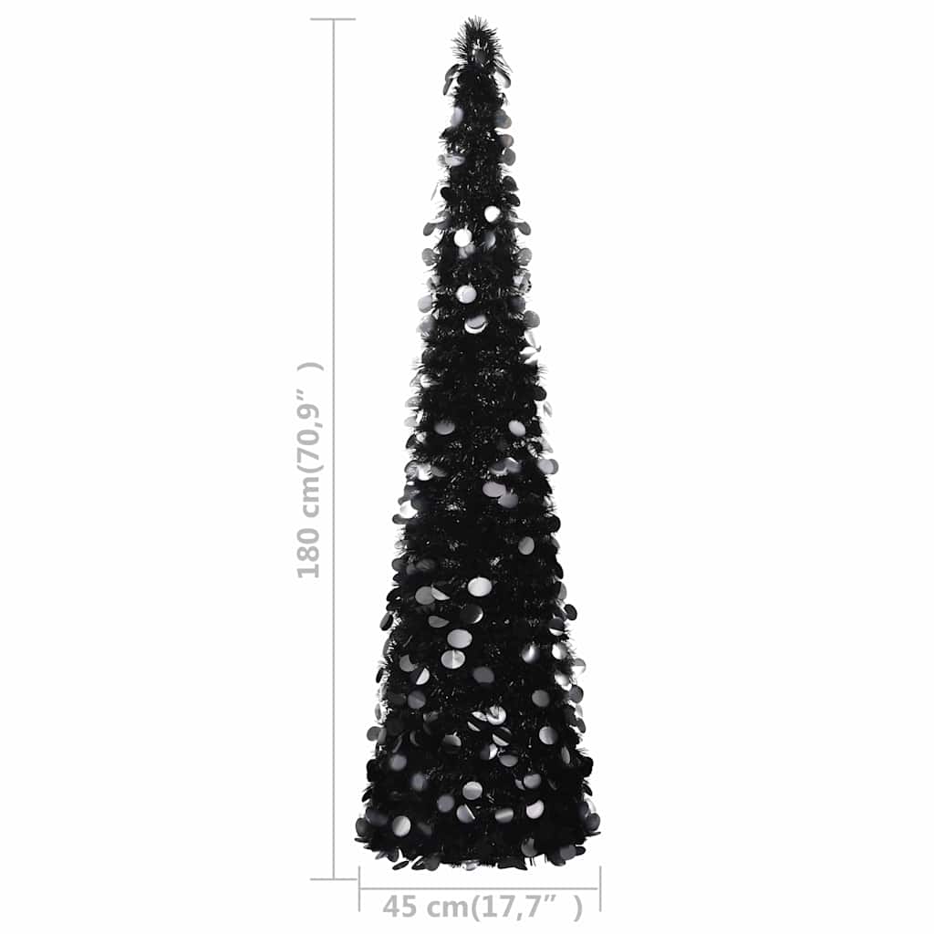 Alberi di Natale artificiali PET Black