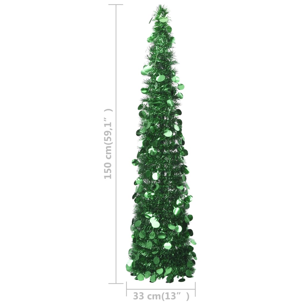 Albero di Natale Artificiale Apribile verde 150 cm PET | homemem39