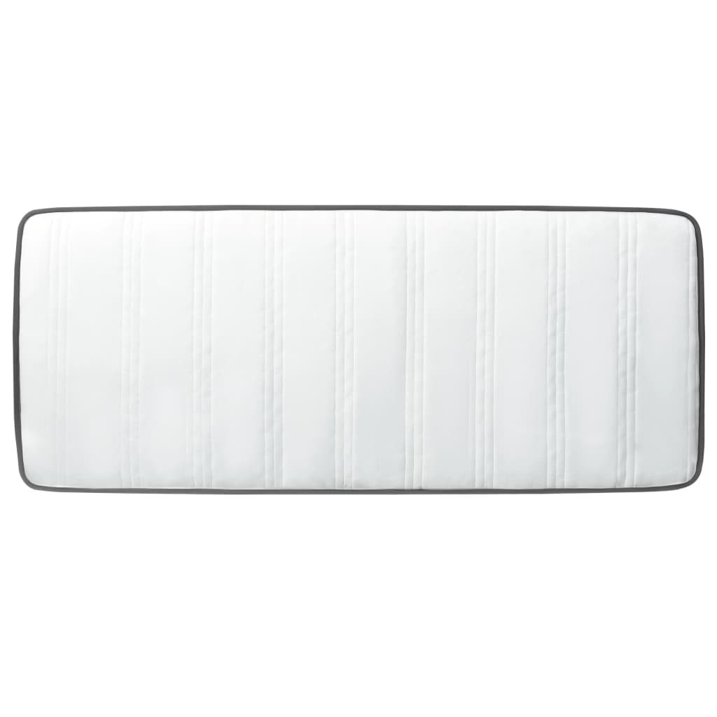 Letto a Molle Grigio Scuro in Tessuto 120x200 cm | homemem39