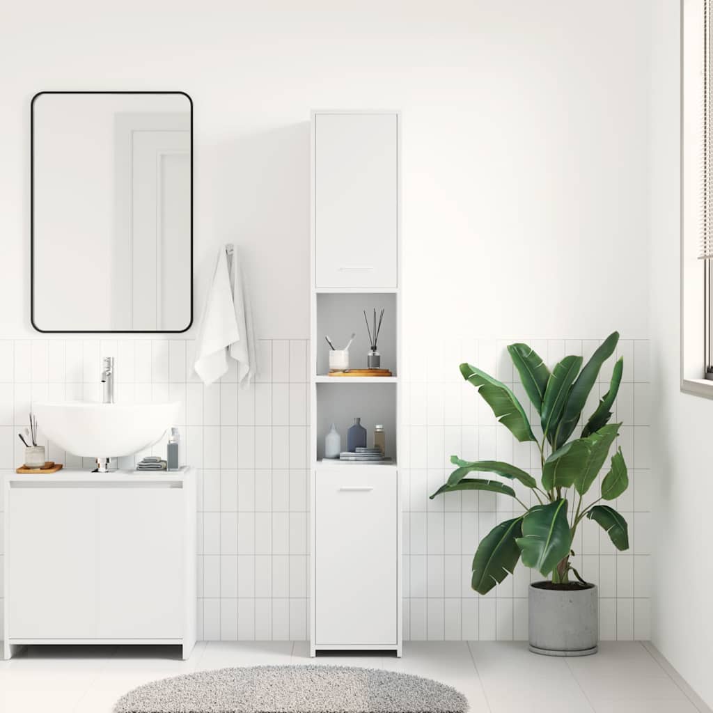 Mobile da Bagno 30x30x183,5 cm Legno tecnico