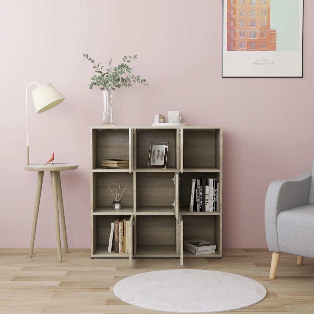 Libreria 90x30x90 cm in legno multistrato