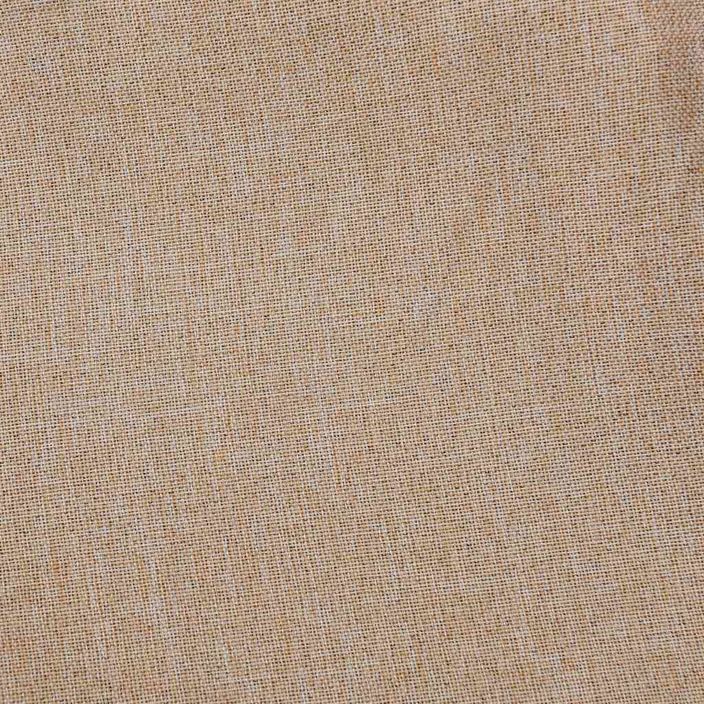 Tende Oscuranti con Ganci Effetto Lino 2 pz Beige 140x175 cm