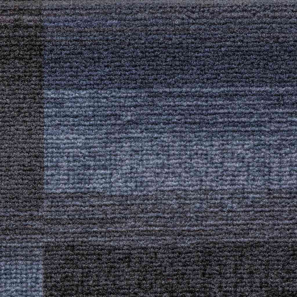 Tappetini Autoadesivi per Scale 15 pz Nero e Grigio 65x21x4 cm
