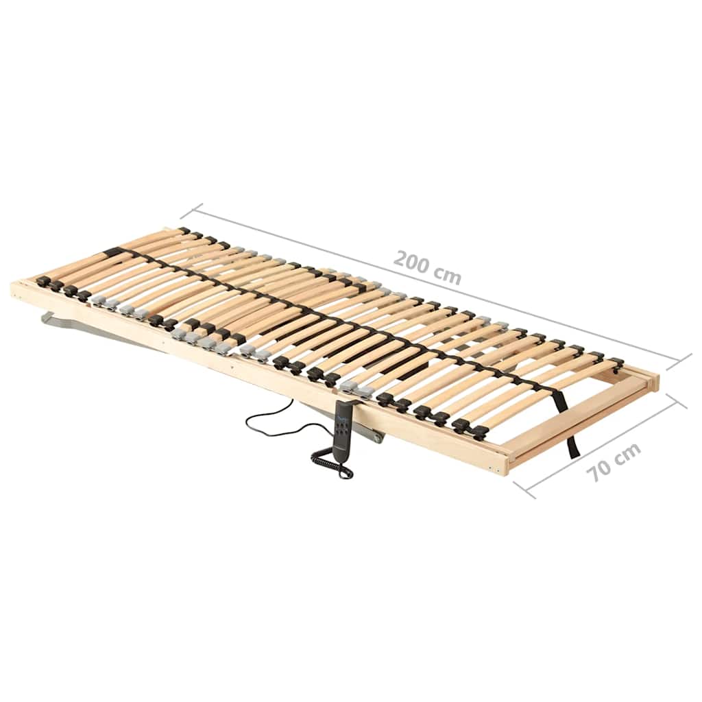Letto con Telaio a Doghe Elettrico 28 Doghe 7 Zone 70x200 cm | homemem39