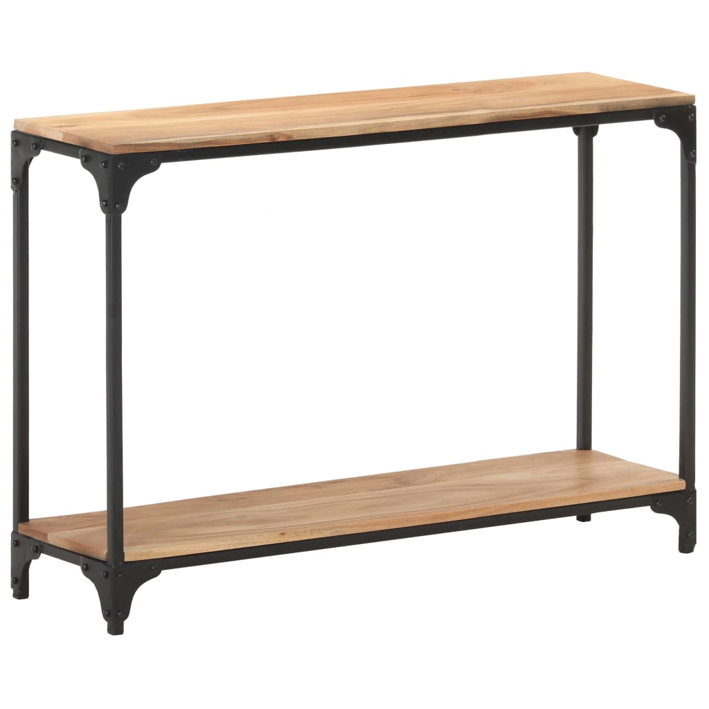 Tavolo Consolle 110x30x75 cm in Legno Massello di Acacia | homemem39