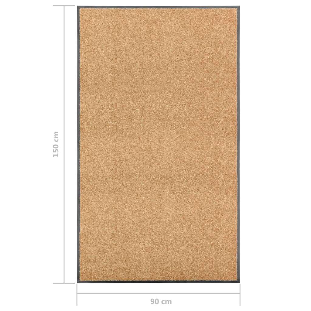 Zerbino Lavabile Crema 90x150 cm - homemem39