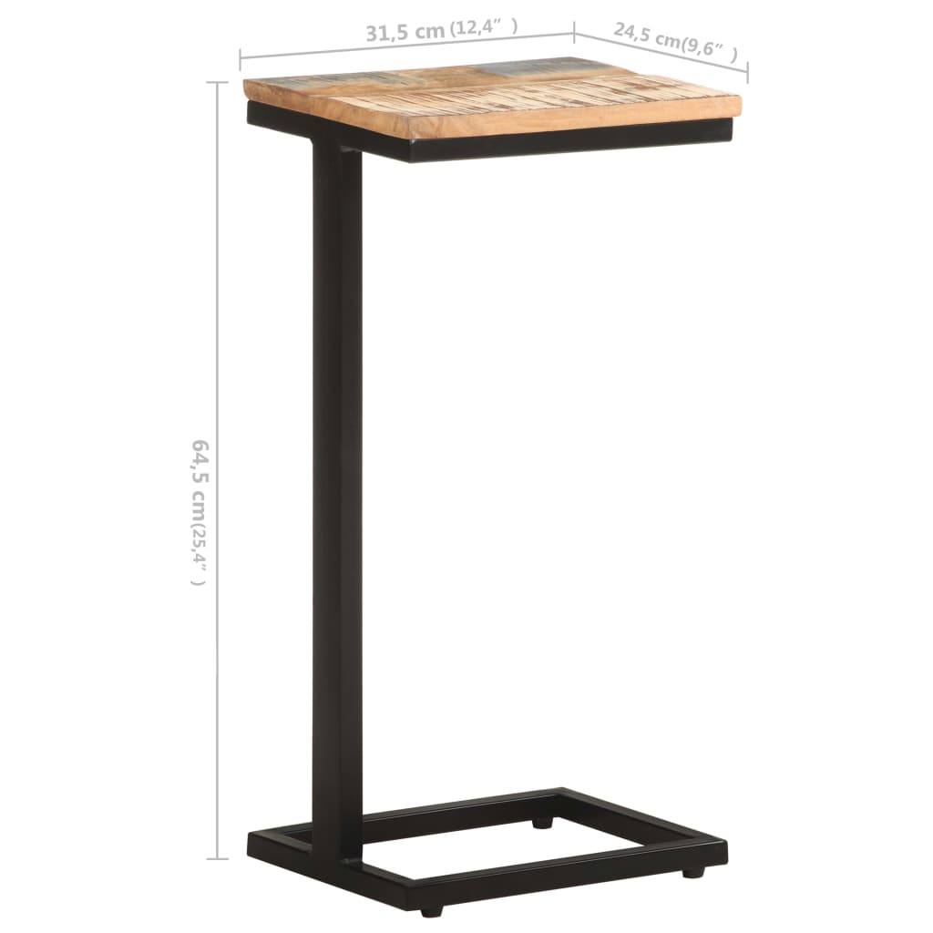 Tavolini Laterali 2 pz 31,5x24,5x64,5 cm Massello di Recupero | homemem39