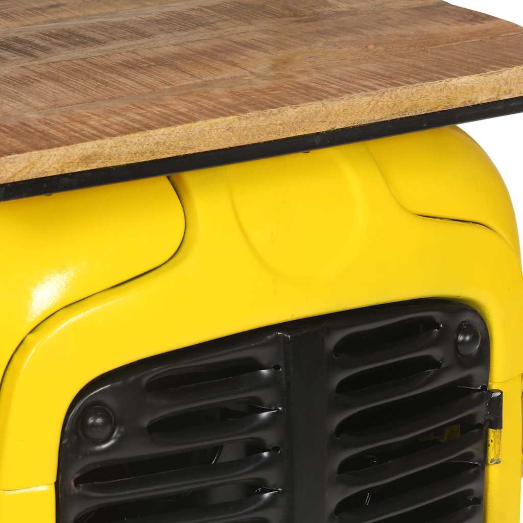 Cantinetta per Vini a Trattore Bianca 49x31x172 cm Mango Grezzo