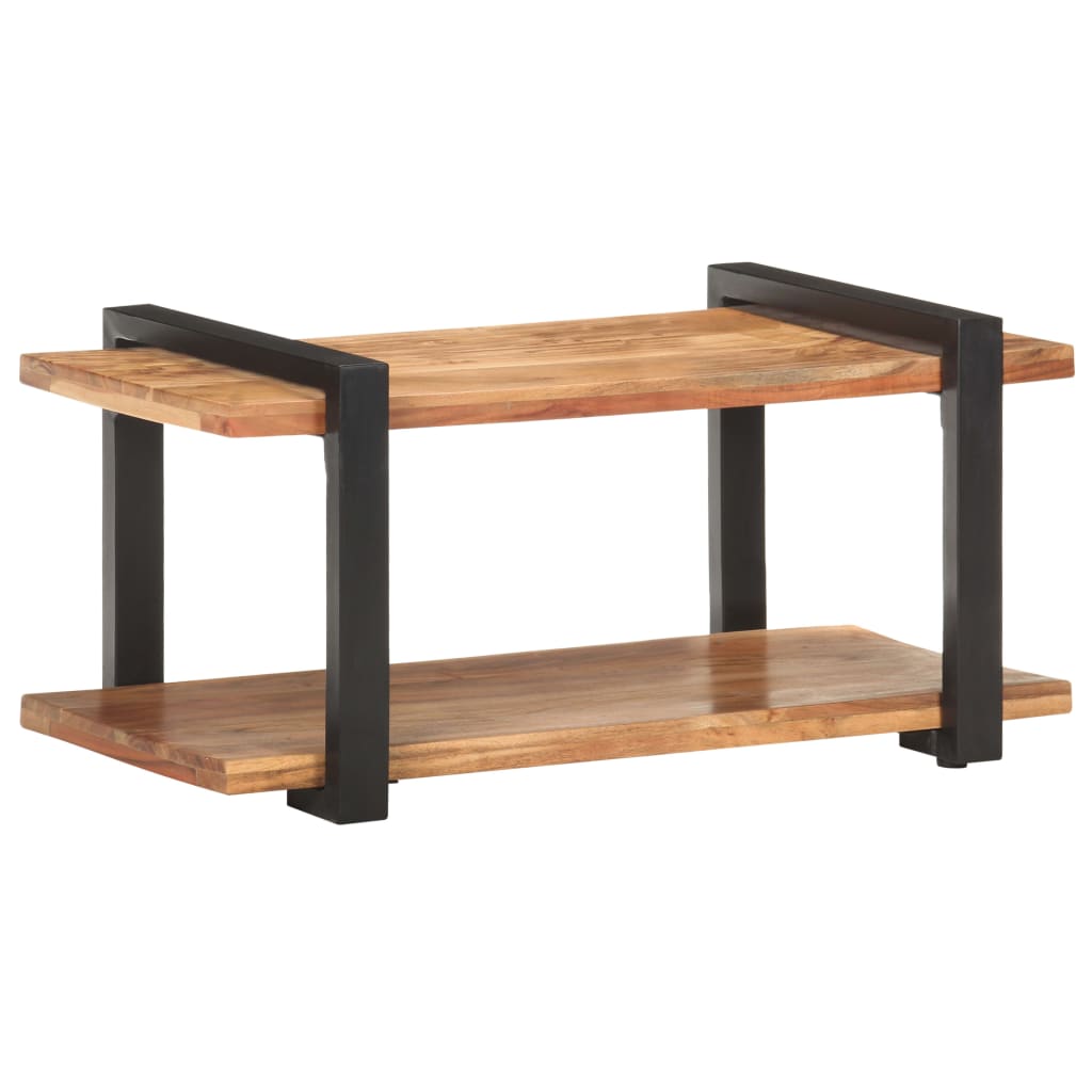 Mobile Porta TV 90x40x40 cm in Legno Massello di Acacia - homemem39