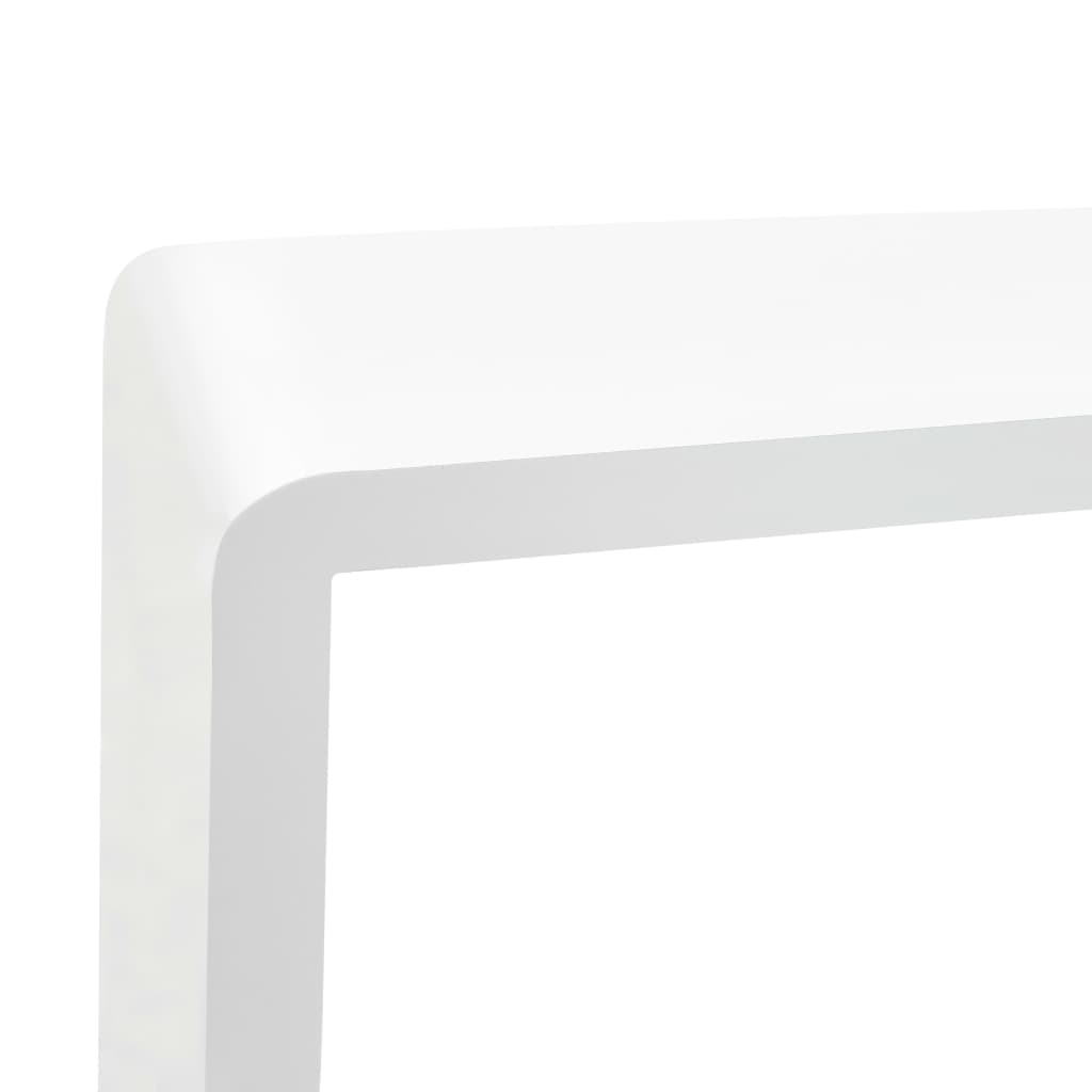 Mensole a Cubo da Parete 3 pz Bianche in MDF | homemem39