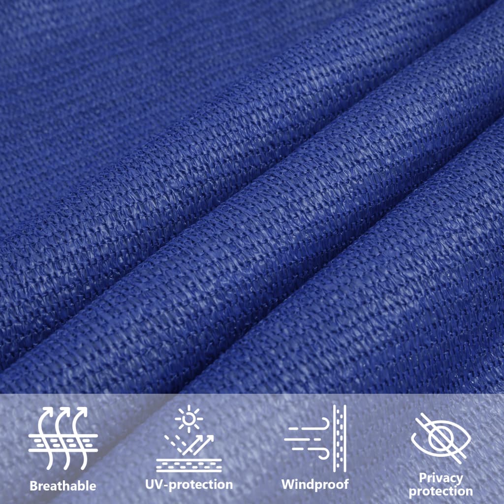 Vela Parasole 160 g/m² Blu 2,5x2,5 m in HDPE | homemem39