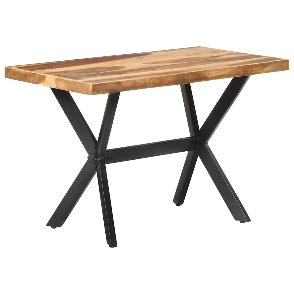 Tavolo da Pranzo Legno Massello con Finitura Ambra