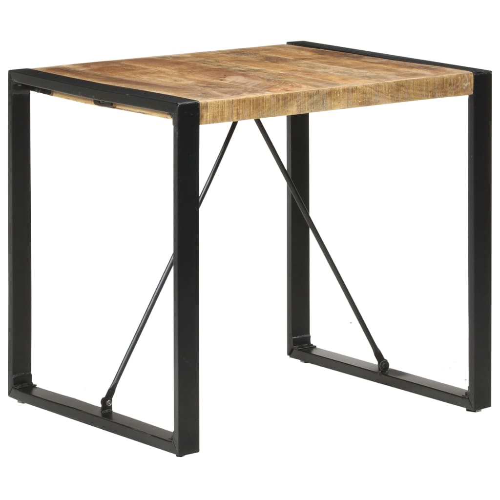 Tavolo da Pranzo 80x80x75 cm in Legno di Mango Grezzo | homemem39