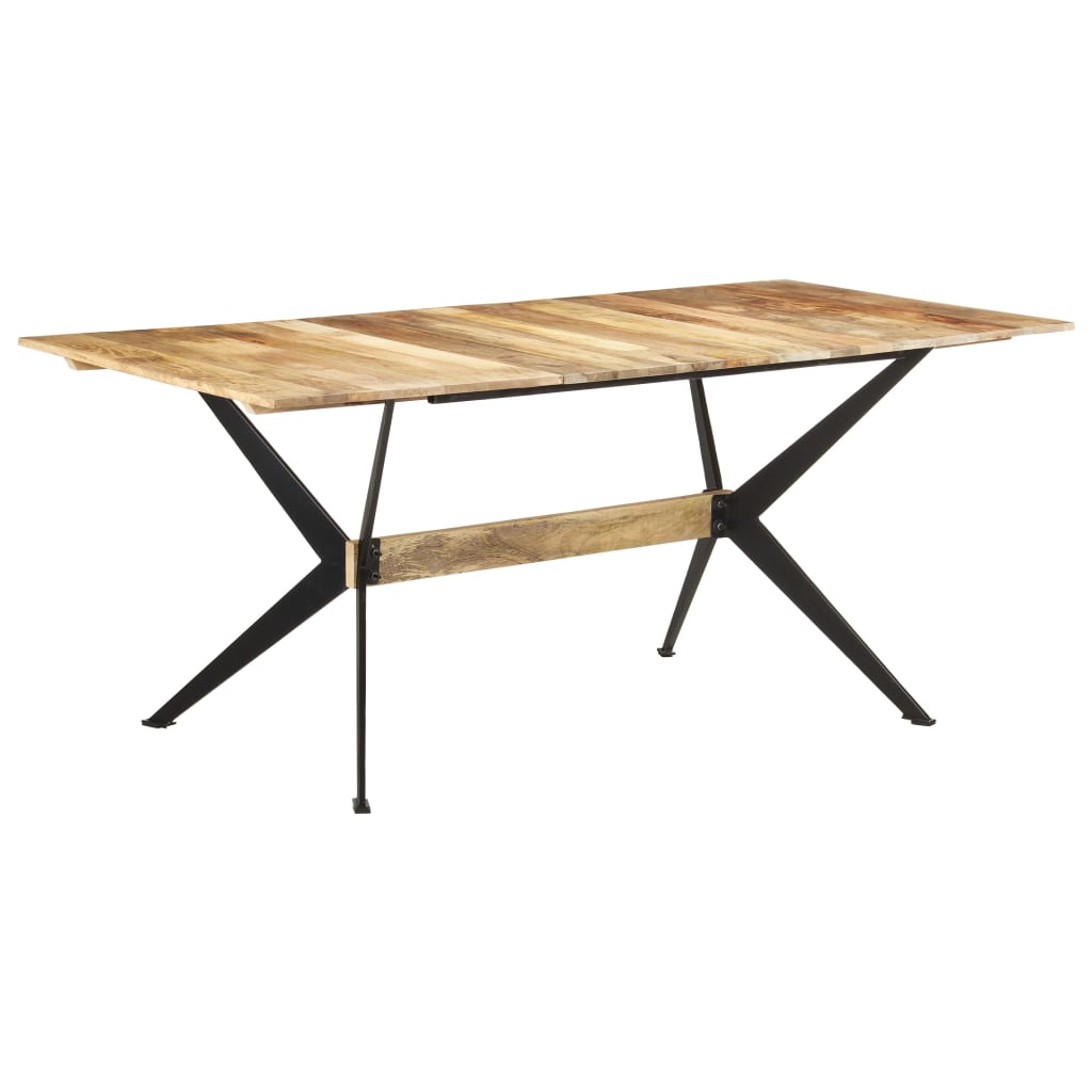 Tavolo da Pranzo 180x90x76 cm in Legno Massello di Mango | homemem39