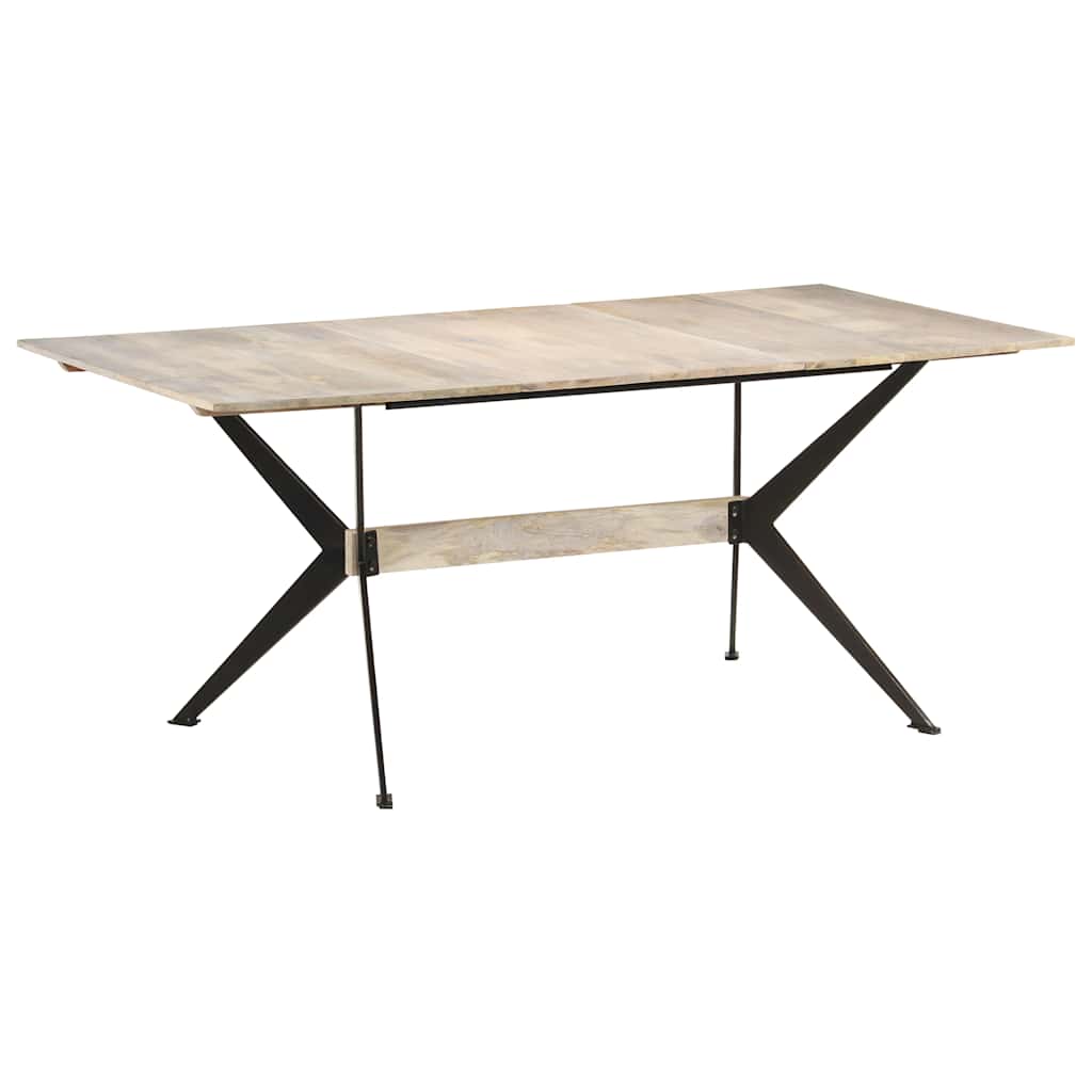 Tavolo da Pranzo 180x90x76 cm in Legno Massello di Mango | homemem39