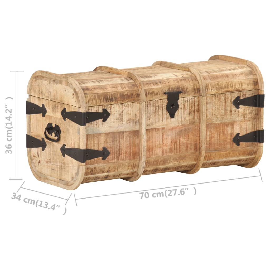 Bauli 2 pz in Legno Massello di Mango | homemem39