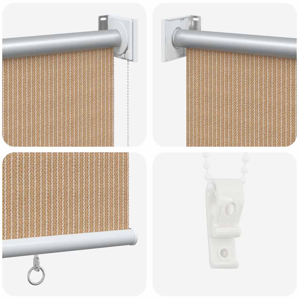 Tenda a Rullo per Esterni 65(L)x140(A) cm Beige