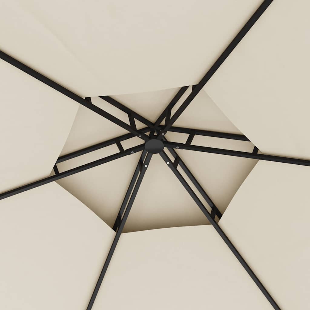 Gazebo con Pareti Laterali 3,1x2,7 m